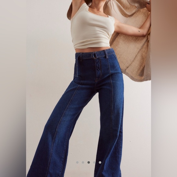 Free People We the Free Ryla A-line jeans sz 25 - Picture 5 of 6